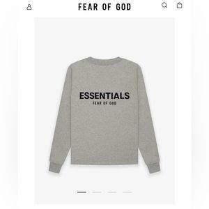 Fear of God ESSENTIALS CREW NECK SWEATER - Brand New